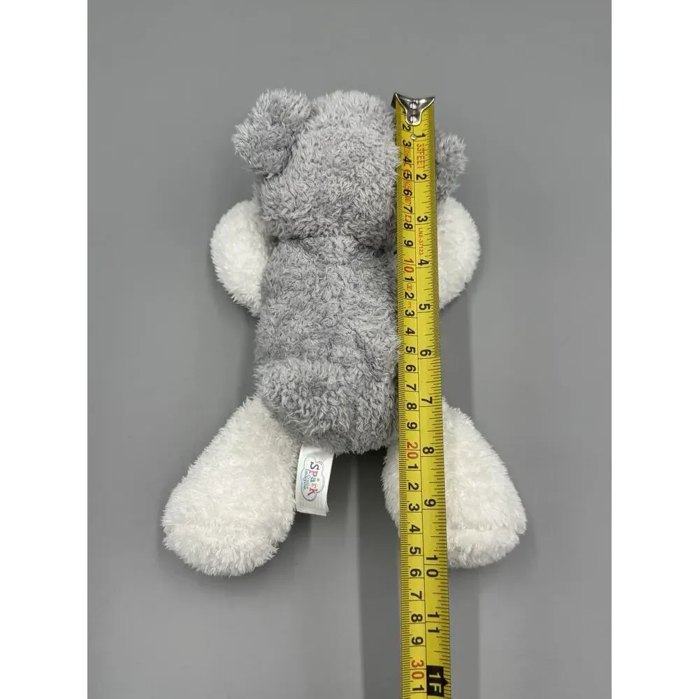 Spark Create Imagine Schnauzer Puppy Dog Plush 9” Terrier Gray White No Tag